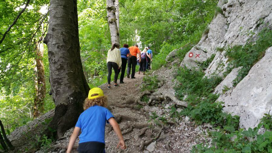 hodanje u planini tempo